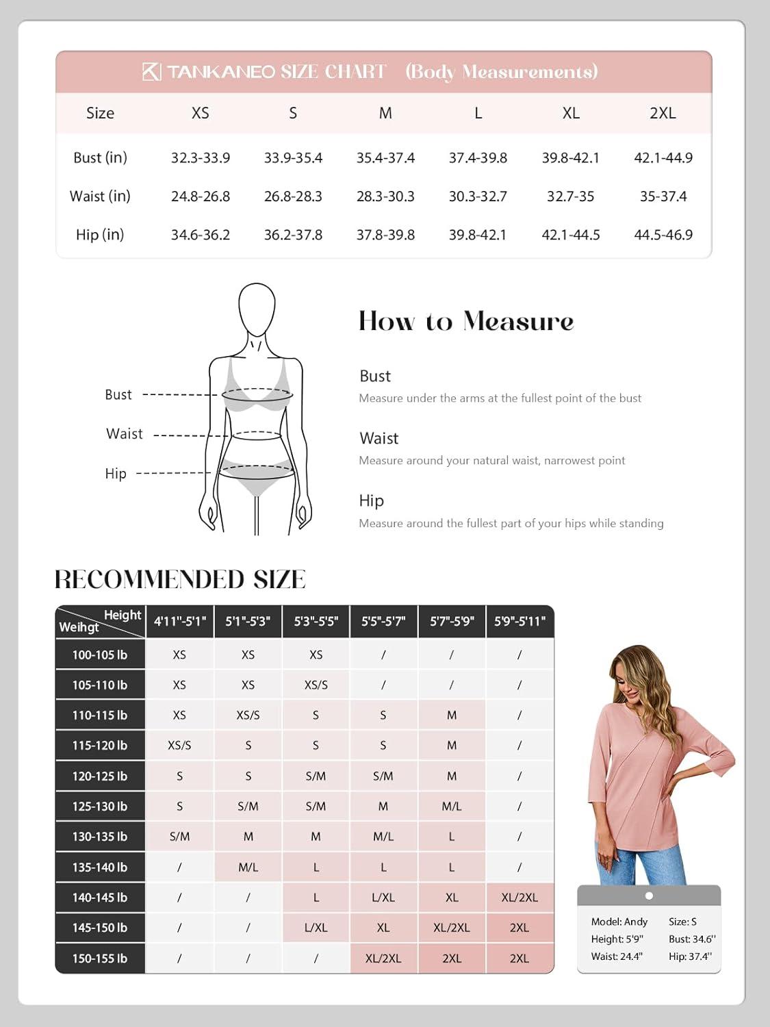 imageTankaneo Womens 34 Sleeve TShirts Summer 2025 Crew Neck Blouse Dressy Casual Pleated Trendy TopsWine Red