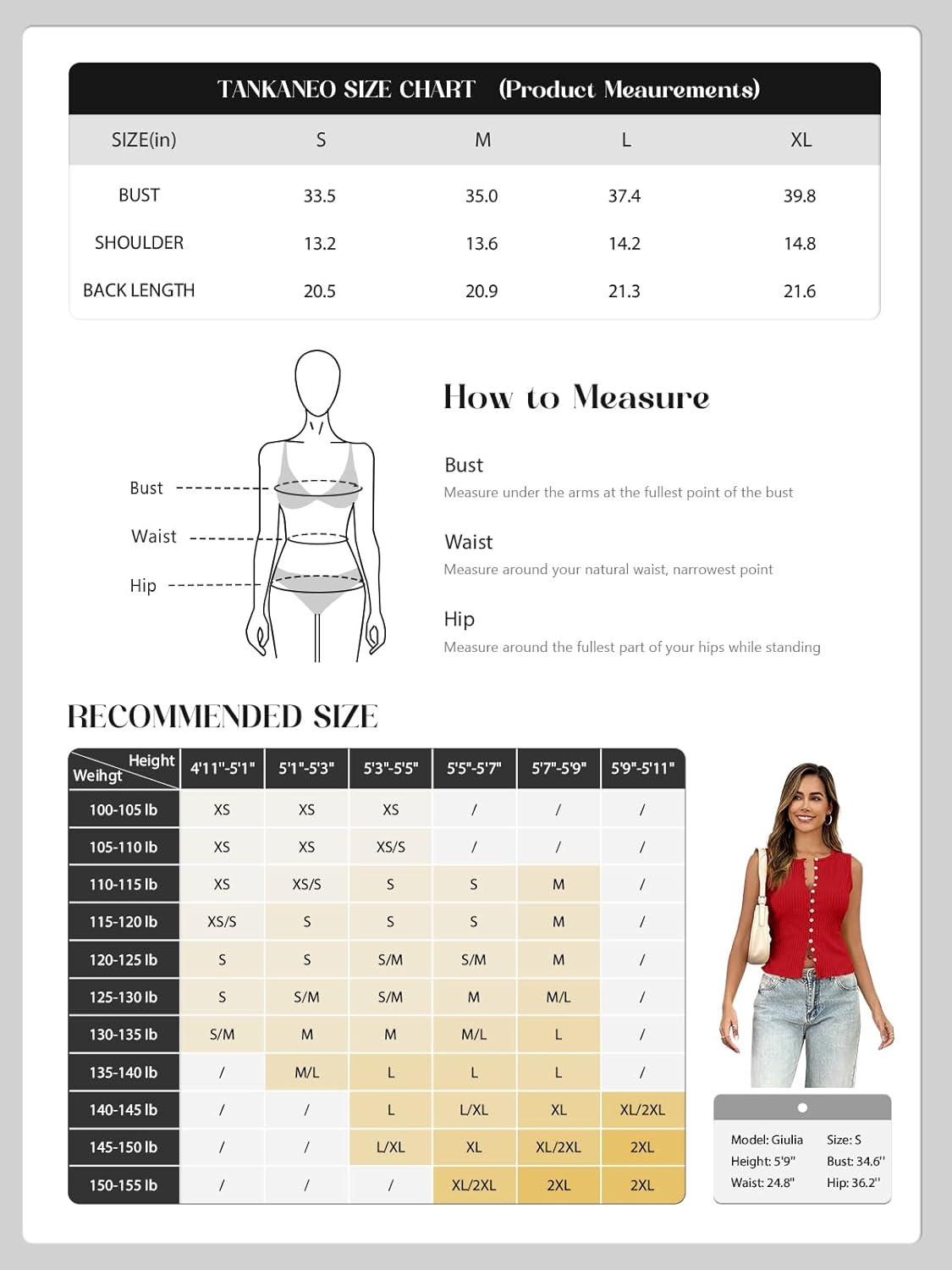 imageTankaneo Womens Going Out Tops Summer Cute Ribbed Tank Crop Button Up Vest Top Y2K Sexy OutfitsLight Yellow